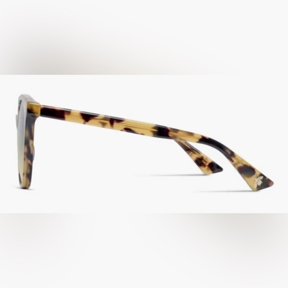 Gucci GG0091S leopard plastic frame Havanna Blue Yellow Gradient sunglasses‎ new main image 5